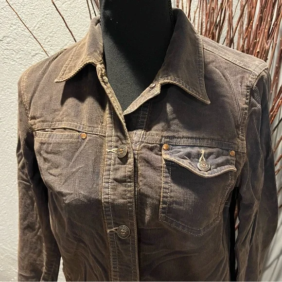 🌺BILLABONG LIGHTWEIGHT CORDUROY JACKET SIZE MEDIUM 🌺 - Picture 2 of 5